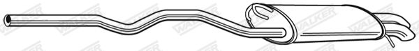 WALKER 23672 Rear Muffler