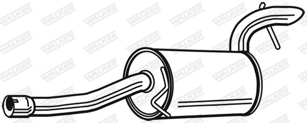 WALKER 23887 Rear Muffler