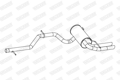 Rear Muffler WALKER 24264