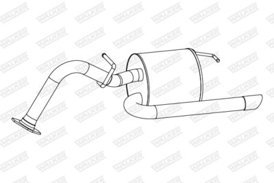 Rear Muffler WALKER 24271