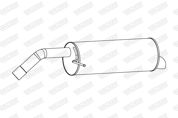 WALKER 24289 Rear Muffler
