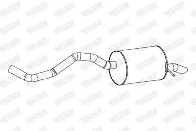 Rear Muffler WALKER 24290