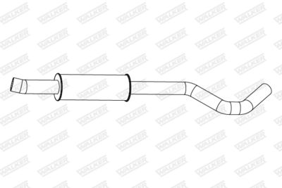 Centre Muffler WALKER 24333