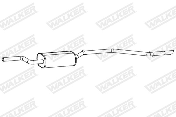 WALKER 24337 Rear Muffler