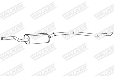 Rear Muffler WALKER 24337