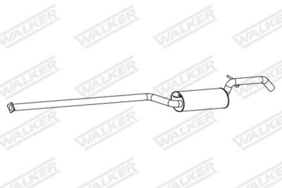 Rear Muffler WALKER 24342