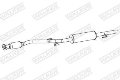 Centre Muffler WALKER 24494
