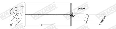 Rear Muffler WALKER 24497