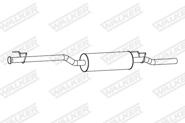 WALKER 24500 Rear Muffler