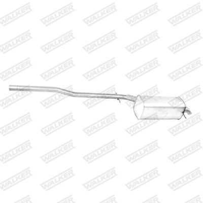 Rear Muffler WALKER 25095