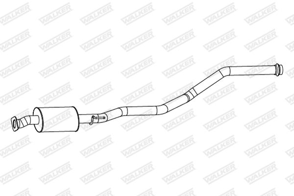 WALKER 25232 Centre Muffler