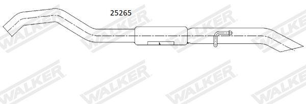 WALKER 25265 Rear Muffler