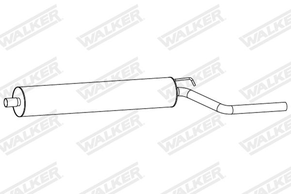 WALKER 25273 Front Muffler