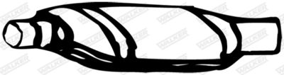 Catalytic Converter WALKER 50755