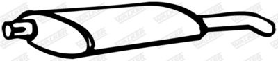 Rear Muffler WALKER 70322