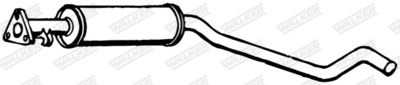 Centre Muffler WALKER 70349