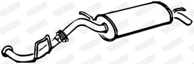 Rear Muffler WALKER 70402