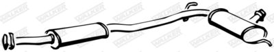 Centre Muffler WALKER 70448