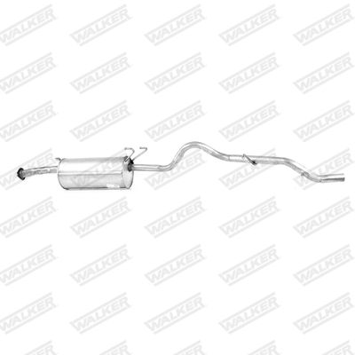 Rear Muffler WALKER 70449