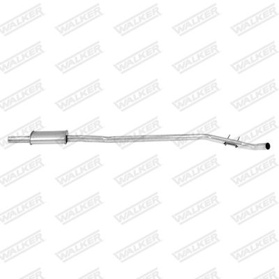 Front Muffler WALKER 70475