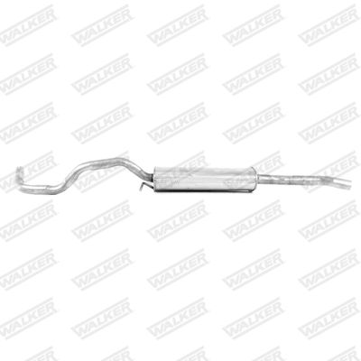 Rear Muffler WALKER 70510