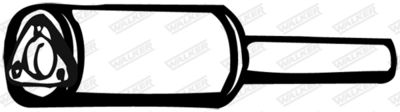 Front Muffler WALKER 70523