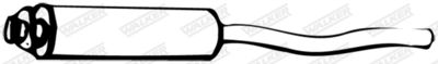 Front Muffler WALKER 70629