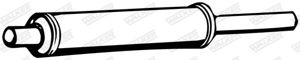 WALKER 70635 Front Muffler