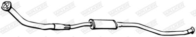 Front Muffler WALKER 70663