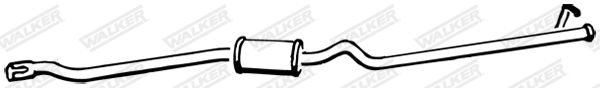 WALKER 70863 Rear Muffler