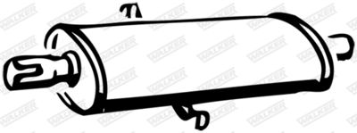 Centre Muffler WALKER 70875