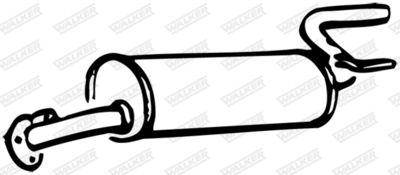 Rear Muffler WALKER 70896