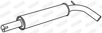 Centre Muffler WALKER 71339