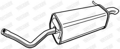 Rear Muffler WALKER 71340