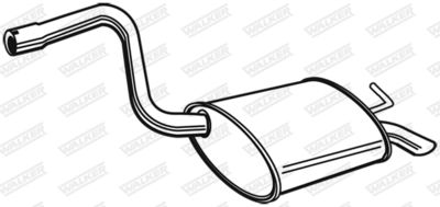 Rear Muffler WALKER 71383