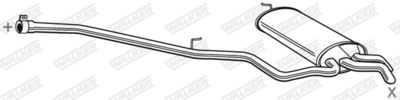 Rear Muffler WALKER 72146