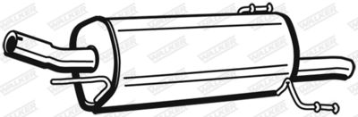 Rear Muffler WALKER 72349