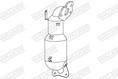 Soot/Particulate Filter, exhaust system WALKER 73274