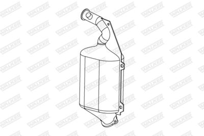 Soot/Particulate Filter, exhaust system WALKER 73289