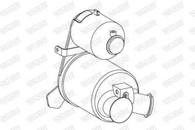 Soot/Particulate Filter, exhaust system WALKER 73298