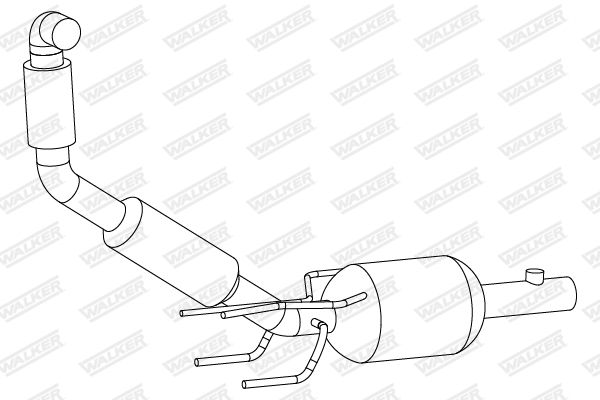 WALKER 73379 Soot/Particulate Filter, exhaust system