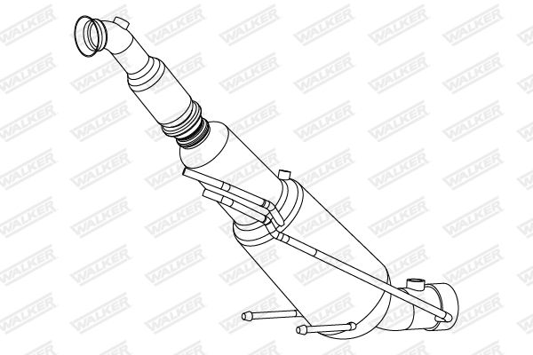 WALKER 73383 Soot/Particulate Filter, exhaust system