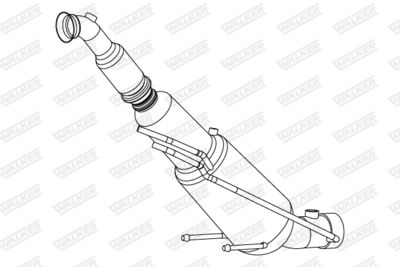 Soot/Particulate Filter, exhaust system WALKER 73383