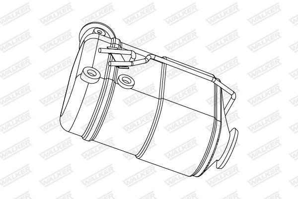 WALKER 73384 Soot/Particulate Filter, exhaust system