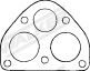 Gasket, exhaust pipe WALKER 80012