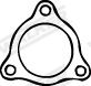 Gasket, exhaust pipe WALKER 80016