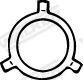 Gasket, exhaust pipe WALKER 80025