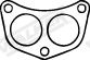 Gasket, exhaust pipe WALKER 80087