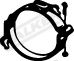 WALKER 80681 Clamping Piece, exhaust system