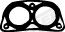 Gasket, exhaust pipe WALKER 81062